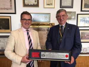 New Members of the Company undertake their City Freedom Ceremony