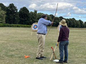 The Master taking aim